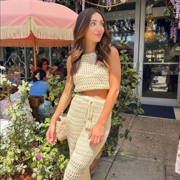 SOLD- Crochet Skirt And Crop Top SET - Picture 12 of 12